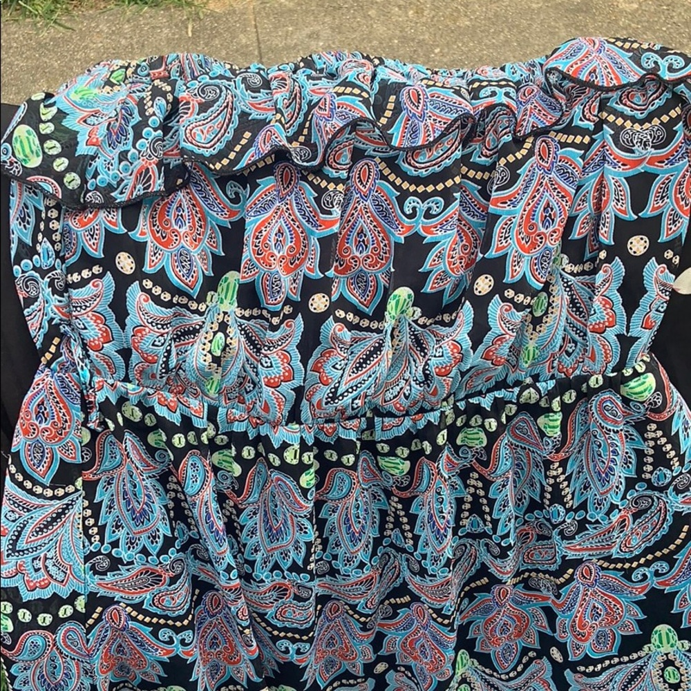 Long dress with pretty design. Can negotiate price